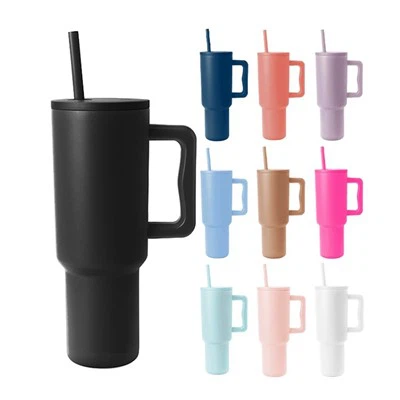 40 oz Tumbler ar rokturi un salmu vāku